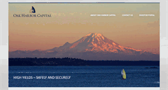 Desktop Screenshot of oakharborcapital.com